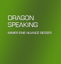 Logo: Dragon Speaking - Spracherkennung für Jedermann