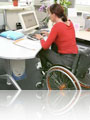 Beispielsfoto für den Einsatz der Spracherkennung von Menschen mit Behinderung